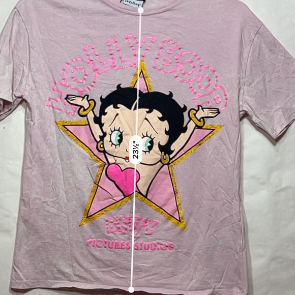 Zara Betty Boop Pink Tee 🔲🎀🤍 - Picture 8 of 9
